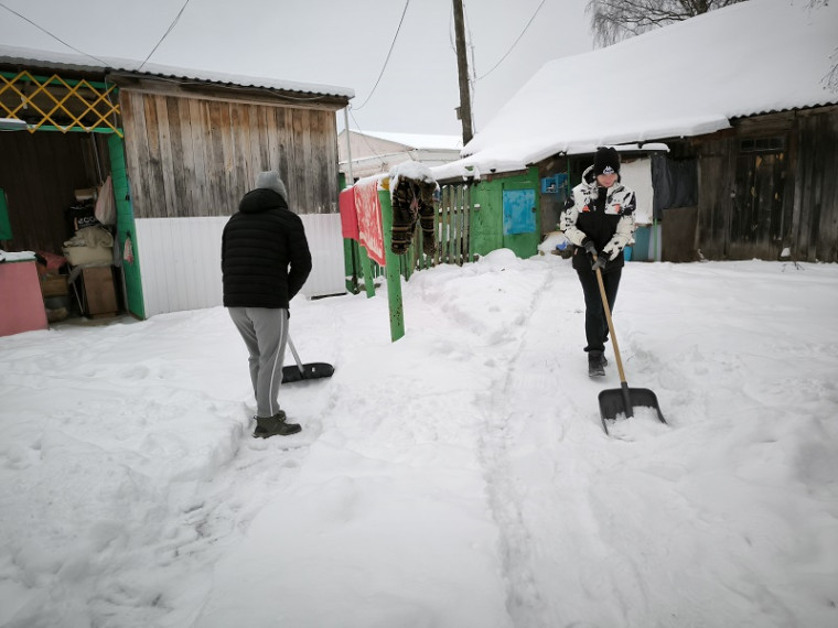 Акция &quot;Снежный десант&quot;.