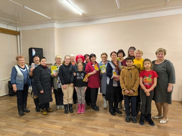 Поздравление пенсионеров с 8 марта.