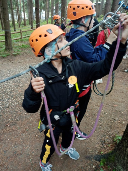 Участие в туристическом слете "Тропа здоровья".