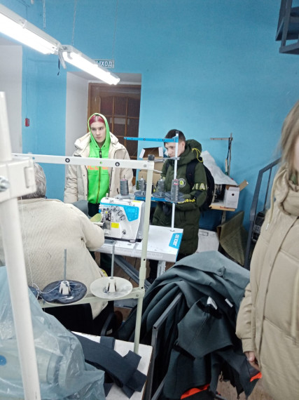 Экскурсия на швейное предприятие.