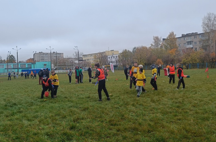 Участие в фестивале по тэг-регби.