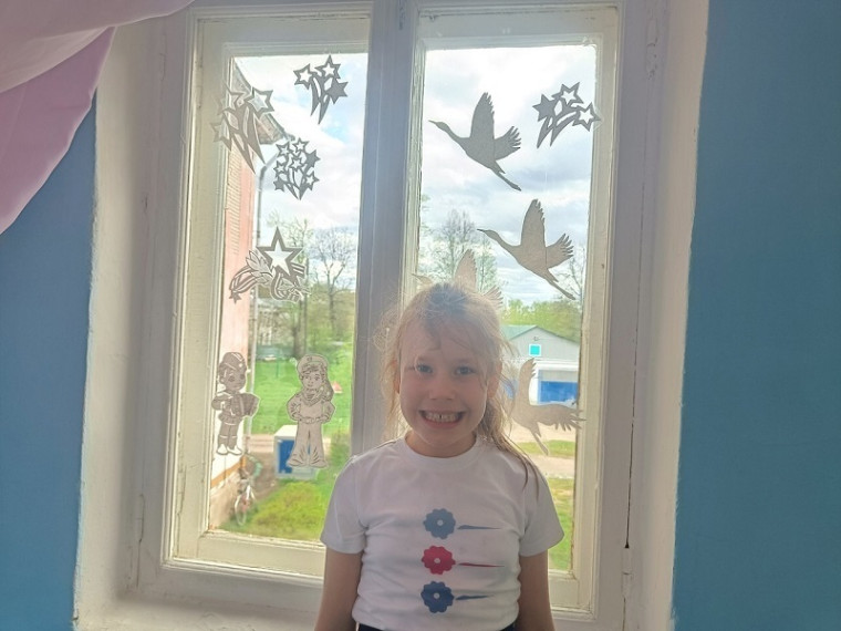 Окна Победы в нашей школе.