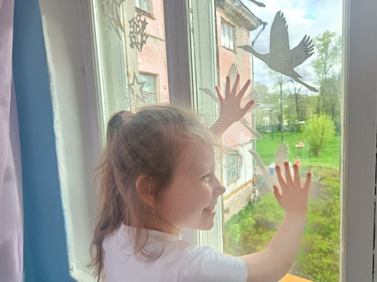 Окна Победы в нашей школе.